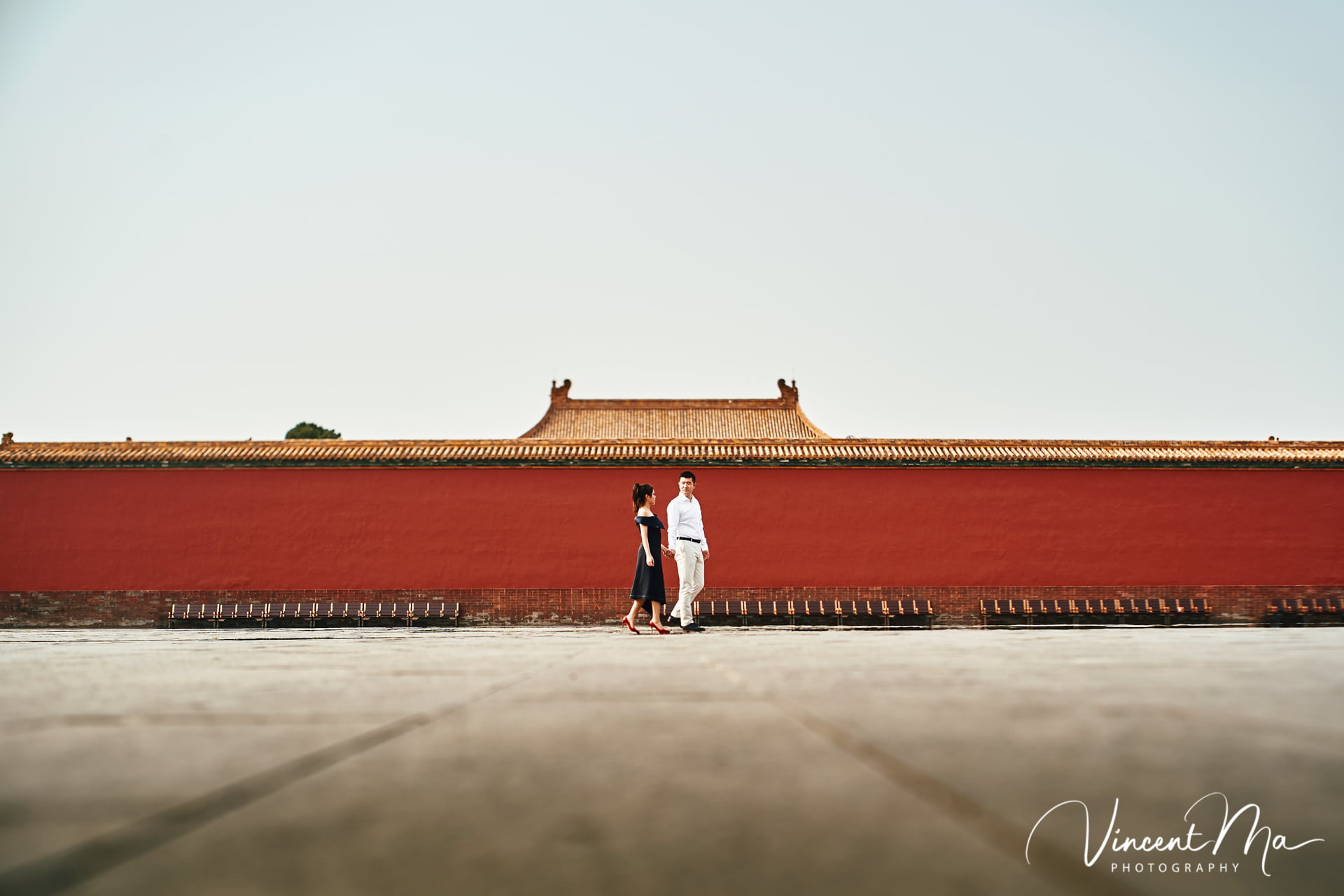 Forbidden city couple engagement photography, beijing photographer
