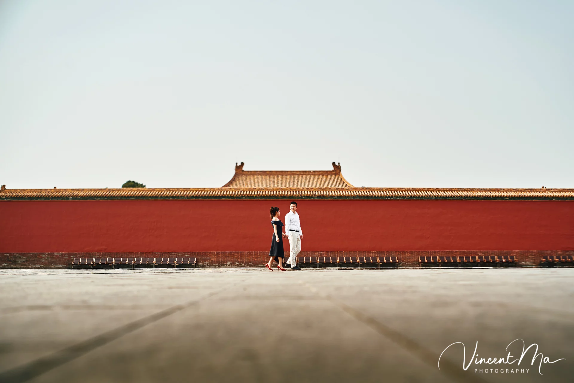 Forbidden city couple engagement photography, beijing photographer