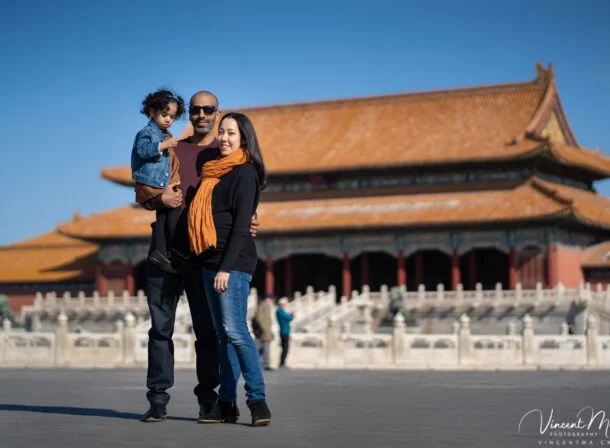 family photography Beijing red walls-Beijing photoshoot, Beijing photographer
