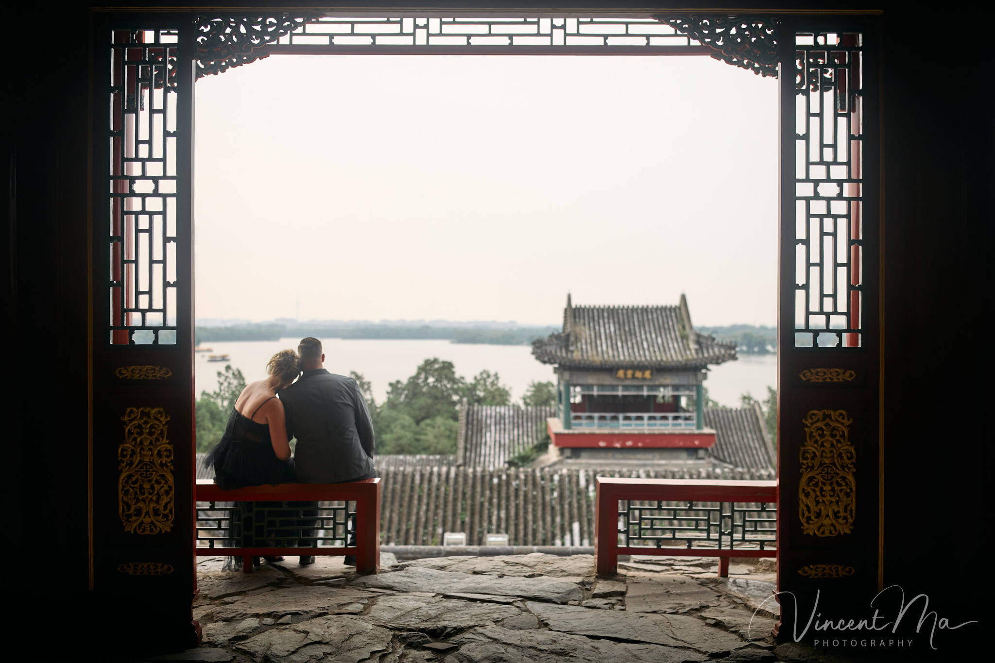 Summer palace couple photoshoot, Beijing photoshoot-Beijing photographer.Traveling in picture engagement photography at Summer Palace Beijing