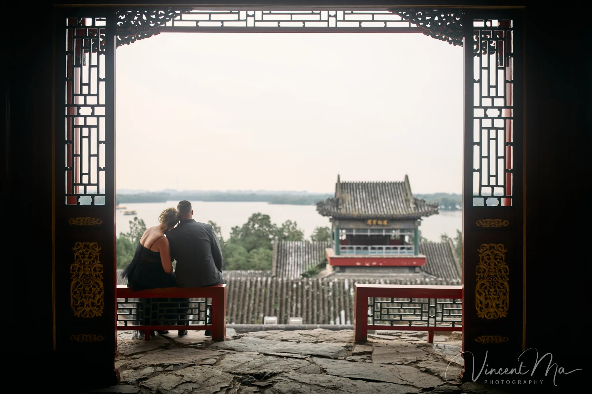 Summer palace couple photoshoot, Beijing photoshoot-Beijing photographer.Traveling in picture engagement photography at Summer Palace Beijing