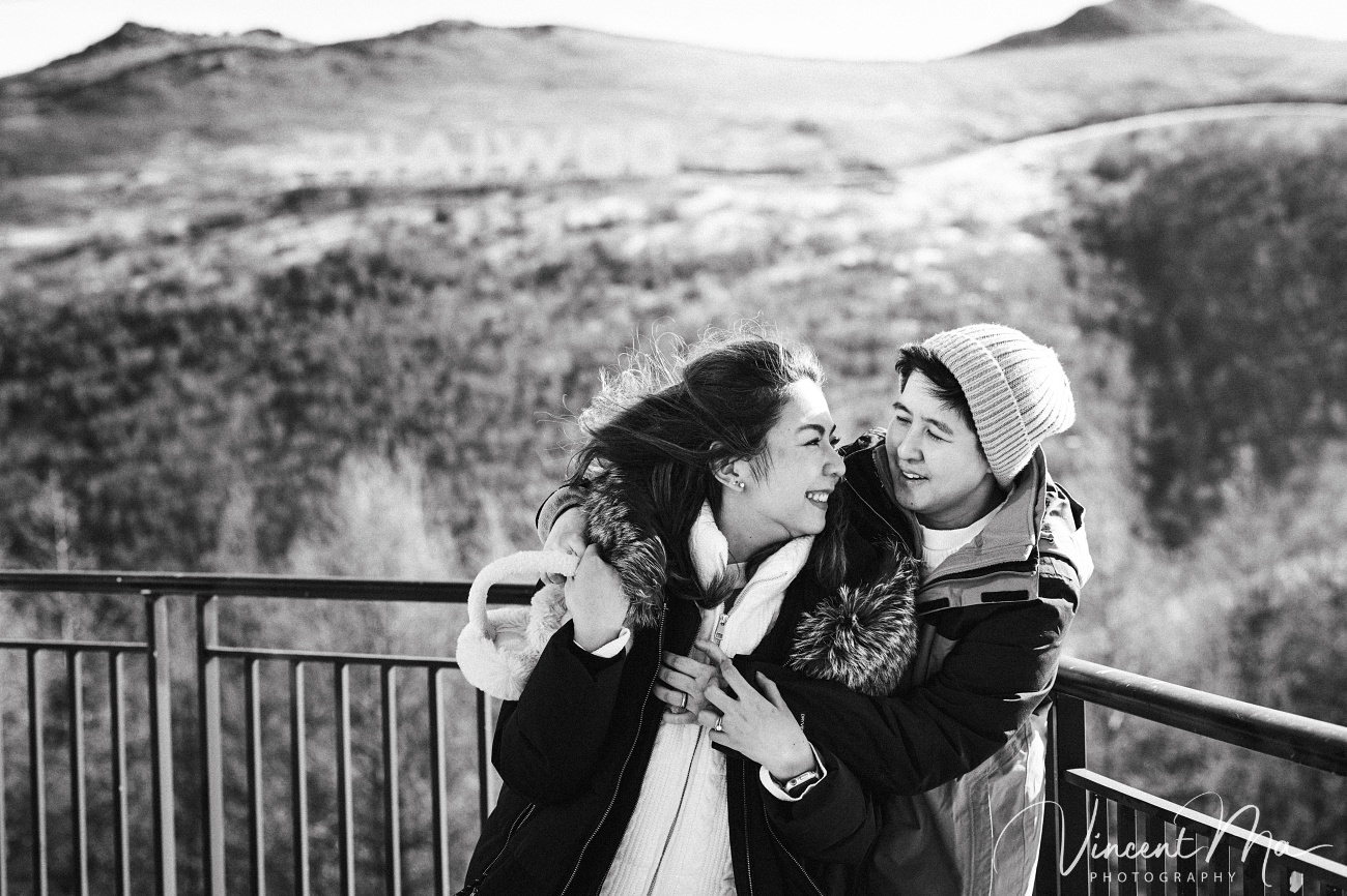 A cinematic and documentary photography series of Claire and April's same-sex winter elopement at Chongli Ski Resort, China. This minimalist wedding strips away traditional routines, featuring snowboarding in powder snow, intimate moments with their golden retrievers, and a legal online marriage ceremony via the Courtly platform by a cozy fireplace. Captured with a non-intrusive, lifestyle storytelling approach by Vincent Ma Visuals, a trusted LGBTQ-friendly photographer based in Beijing.